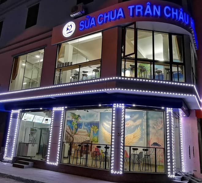 THIẾT KẾ QUÁN SỮA CHUA