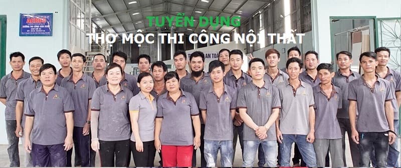 TUYỂN THỢ MỘC - PHỤ MỘC THI CÔNG NỘI THẤT