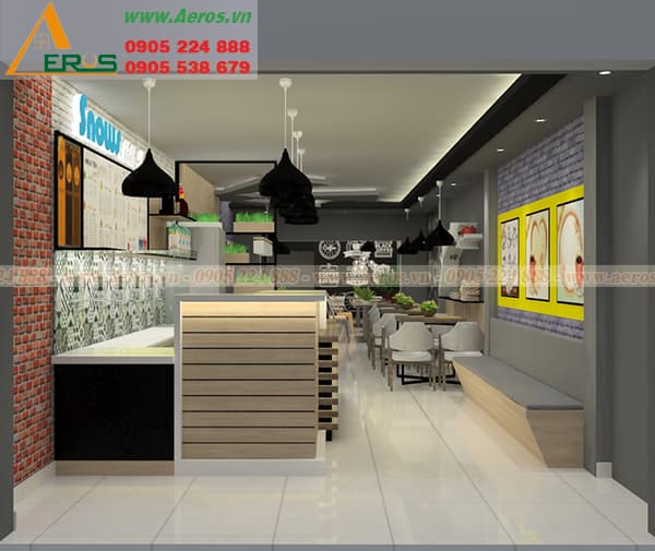 THiẾT KẾ THI CÔNG QUÁN TRÀ SỮA CHỊ TUYẾT, CỦ CHI, TP HCM