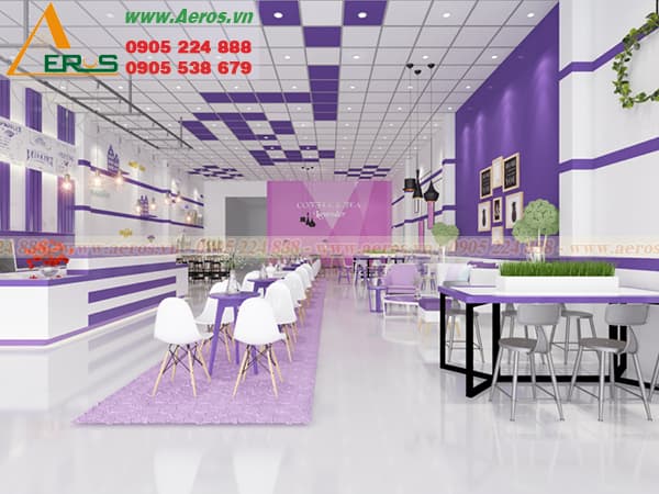 THiẾT KẾ THI CÔNG NỘI THẤT QUÁN TRÀ SỮA ANH LÂM, TÂY NINH