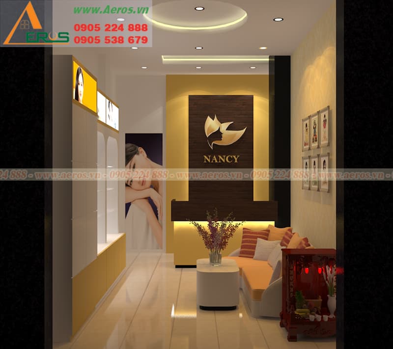 THiẾT KẾ THI CÔNG NỘI THẤT SPA NANCY TẠI QUẬN 5, TPHCM
