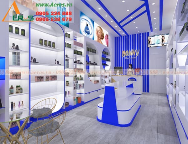 NHỮNG MẪU THiẾT KẾ SHOP MỸ PHẨM ĐẸP CẬP NHẬT TRONG THÁNG 4