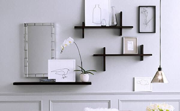 Ô trang trí tường phòng khách mang đến nhiều giá trị đầy bất ngờ