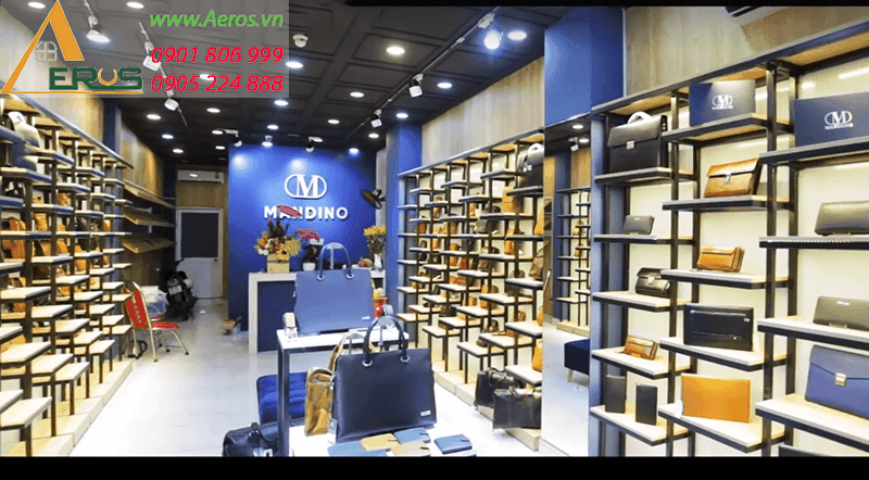 THiẾT KẾ THI CÔNG SHOP TÚI XÁCH MANDINO, QUẬN 5, TPHCM