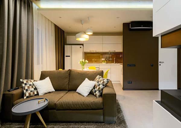 Thiết kế căn hộ 60m2 2 phòng ngủ | Mẫu thiết kế chung cư 60m2 đẹp nhất