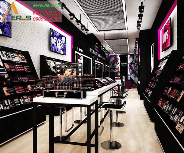 Xu hướng thiết kế cửa hàng makeup nổi bật nhất