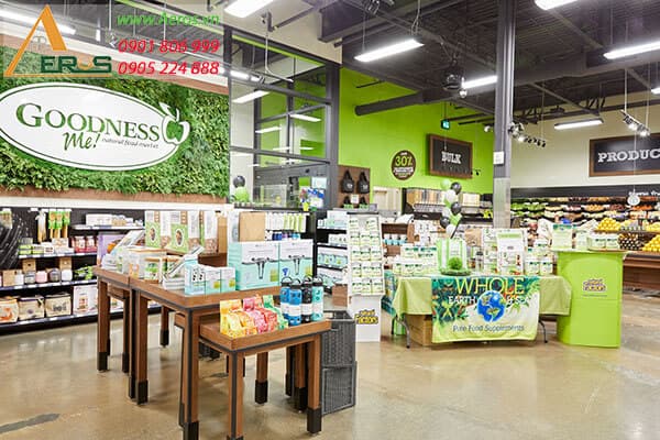THiẾT KẾ CỬA HÀNG THỰC PHẨM CHỨC NĂNG ĐẸP - CAP CẤP | AEROS