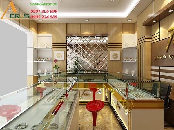 THiẾT KẾ TIỆM VÀNG BẠC ĐẸP - CAO CẤP - HIỆN ĐẠI | CTY AEROS