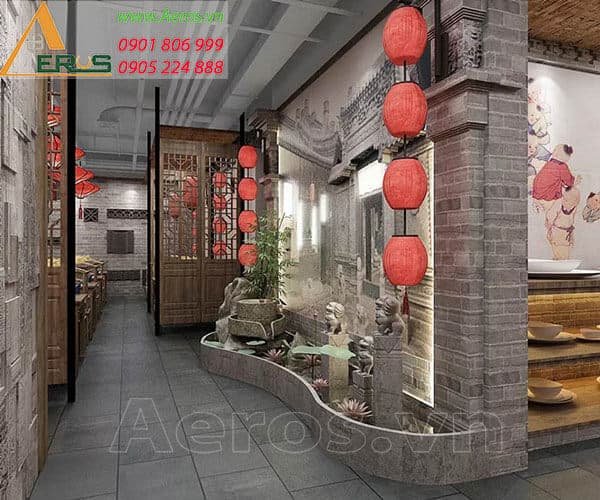 Thiết kế nhà hàng Trung Hoa Fu Shing tại quận 3