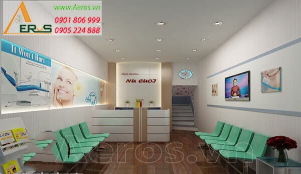 Thiết kế phòng khám đa khoa nụ cười quận 10