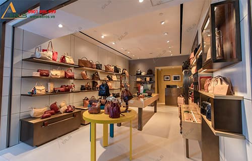 THIẾT KẾ THi CÔNG NỘI THẤT SHOP TÚI XÁCH ĐẸP