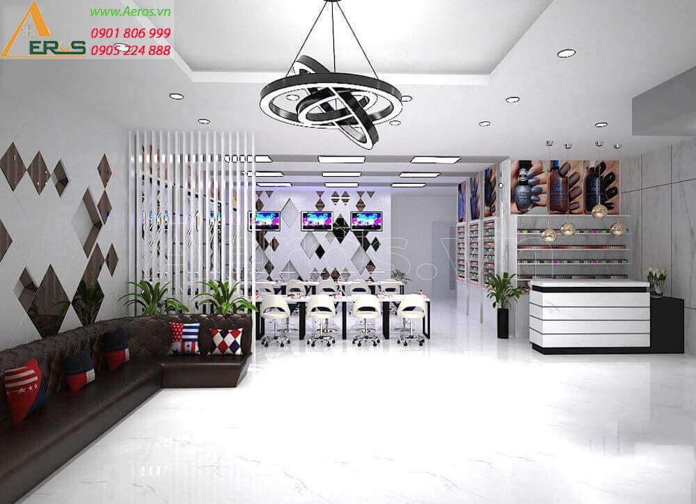 Thiết kế tiệm nail Alax tại quận 2