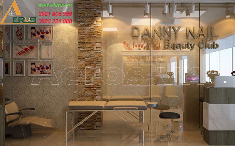 Thiết kế tiệm Nail Danny tại quận 9