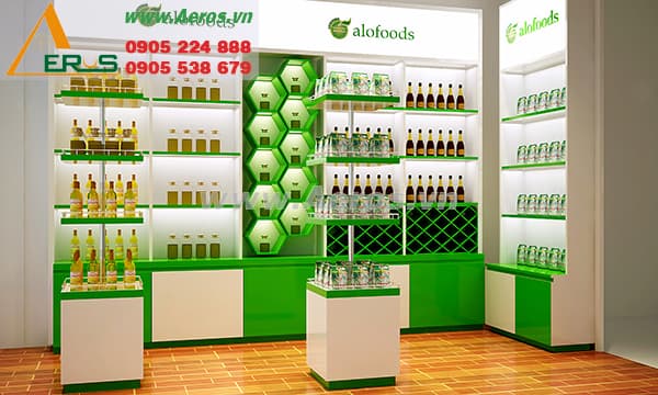 THIẾT KẾ CỬA HÀNG THỰC PHẨM ALOFOOD, A. NGUYÊN, Q. GÒ VẤP, HCM