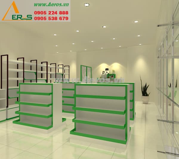 THiẾT KẾ CỬA HÀNG THỰC PHẨM CHỨC NĂNG, CHÚ THÀNH - TPHCM