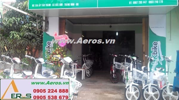 THIẾT KẾ NỘI THẤT CỬA HÀNG XE ĐẠP ĐIỆN, HKBIKE, Đồng nai