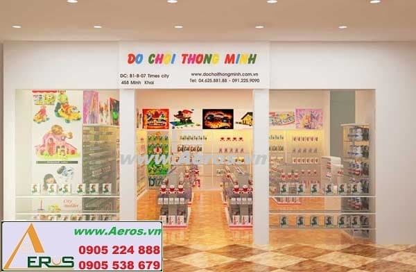 THIẾT KẾ GIAN HÀNG ĐỒ CHƠI THÔNG MINH Ở TTTM TIMES CITY, HÀ NỘI