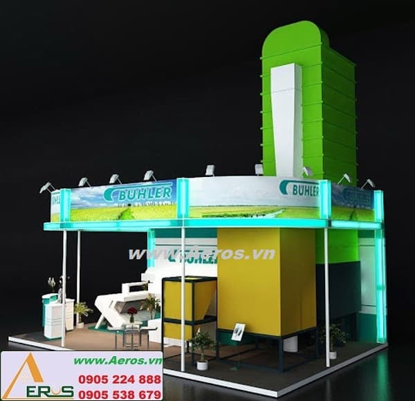 THIẾT KẾ THI CÔNG gian hàng hội chợ triển lãm BUHLER