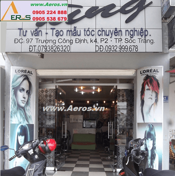 THIẾT KẾ NỘI THẤT SALON TÓC TÙNG TẠI SÓC TRĂNG