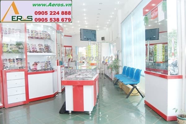 THIẾT KẾ NỘI THẤT SHOP MẮT KÍNH