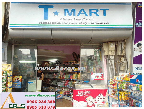 THIẾT KẾ NỘI THẤT SIÊU THỊ T MART ở Hà Nội