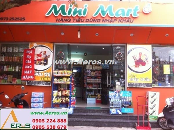 THIẾT KẾ NỘI THẤT SIÊU THỊ MINI mini mart ở Hà Nội