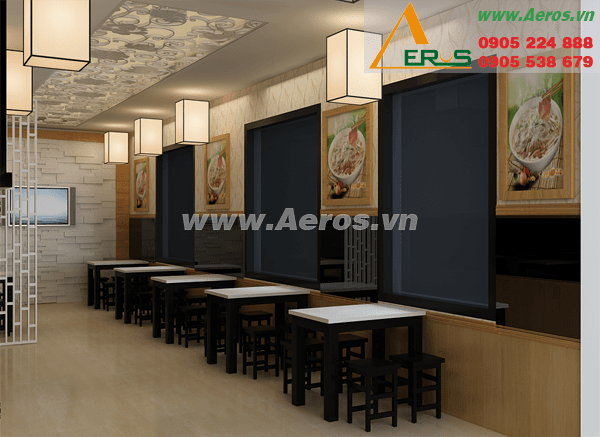 THiẾT KẾ NỘI THẤT QUÁN PHỞ, CHỊ HẰNG, QUẬN 8, TP. HCM