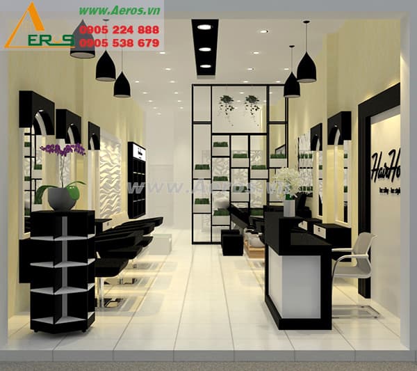 THIẾT KẾ SALON TÓC CHỊ CHI, QUẬN PHÚ NHUẬN, TP. HCM