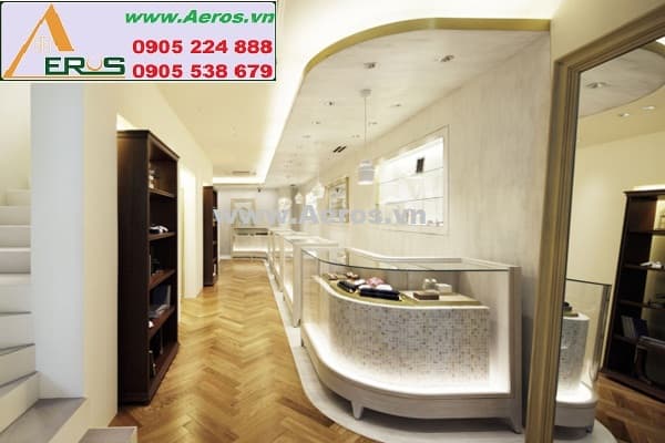 Thiết kế nội thất shop trang sức sang trọng và đẳng cấp
