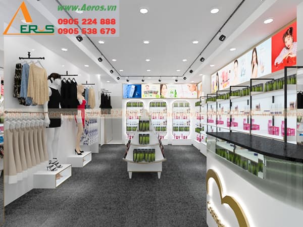 DỰ ÁN THiẾT KẾ THI CÔNG SHOP MỸ PHẨM MACY Ở QUẬN TÂN BÌNH, TPHCM