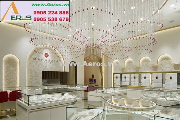 THIẾT KẾ CỬA HÀNG VÀNG BẠC NỮ TRANG