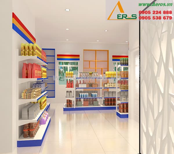 THiẾT KẾ SIÊU THỊ MINI CHỊ HƯƠNG QUẬN 7, TP. HCM