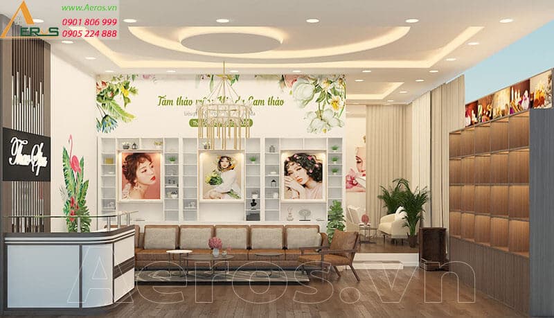 DỰ ÁN THIẾT KẾ THI CÔNG THẢO SPA TẠI BÌNH DƯƠNG