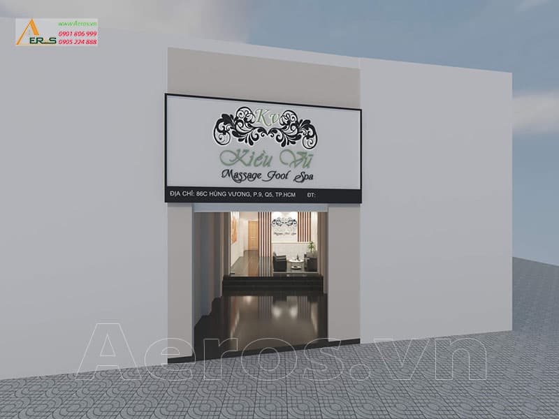 THIẾT KẾ THI CÔNG SPA KIỀU VŨ TẠI TPHCM